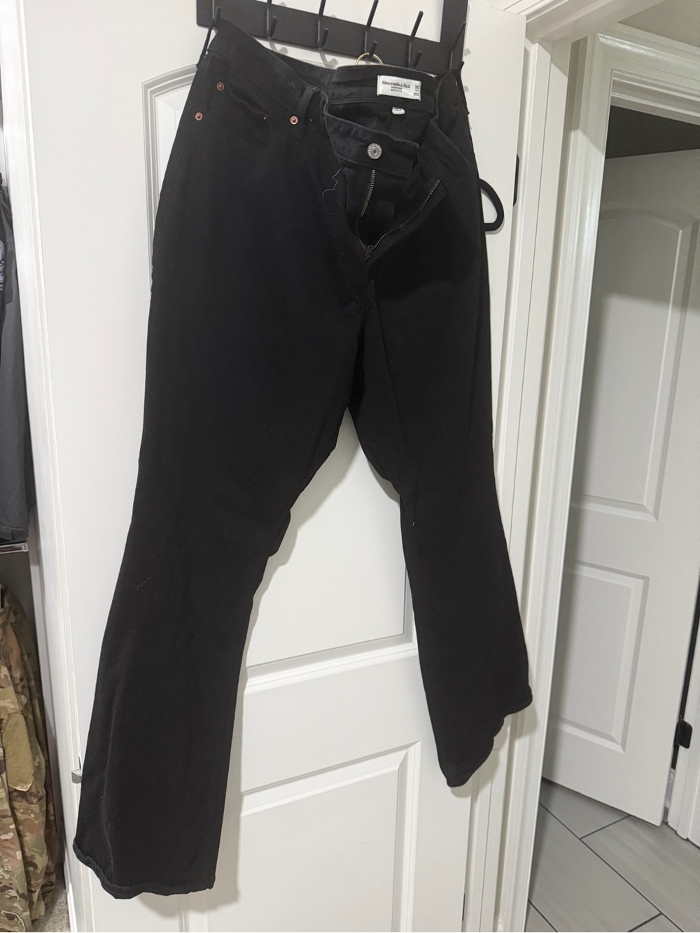 Abercrombie & Fitch Black Boot Cut Jeans